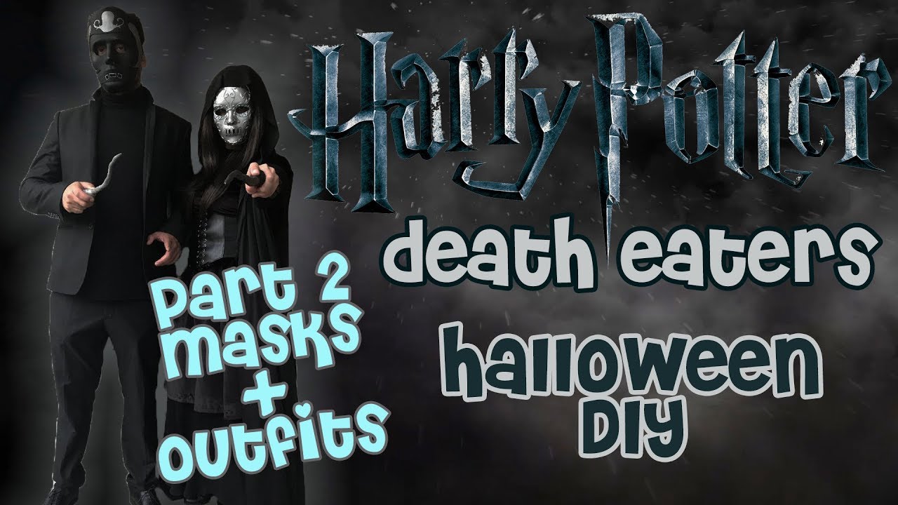 DIY Death Eaters Costumes MASKS // HARRY POTTER Halloween