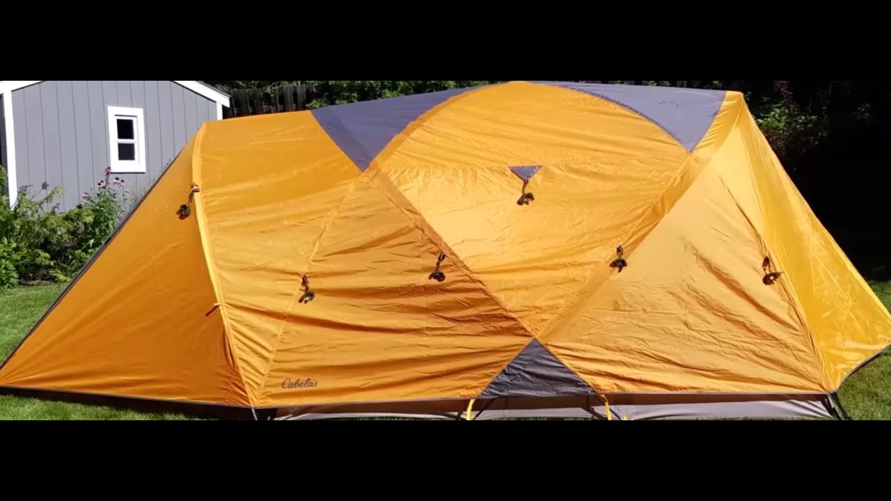 How To Set Up Cabelas 6 Person Gaurdian Tent.