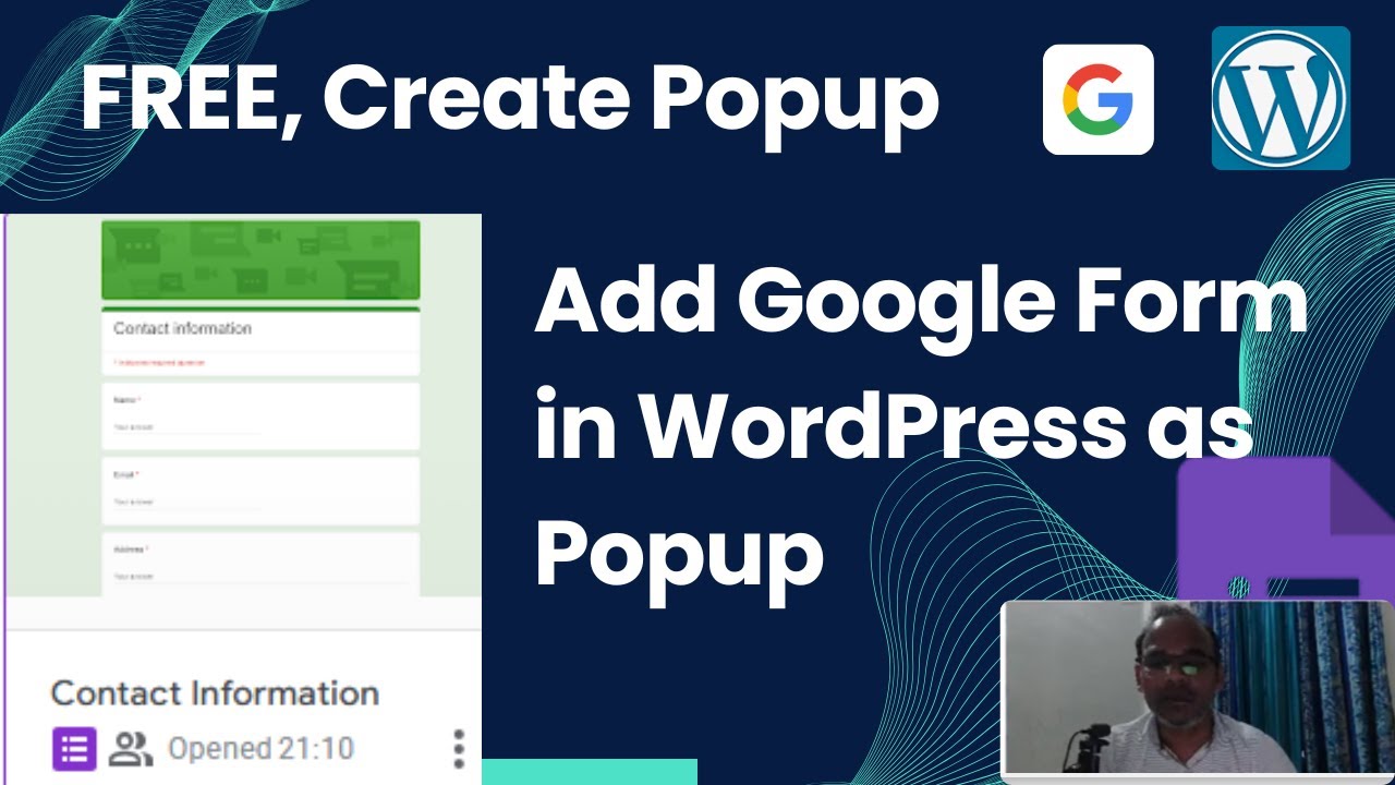 How to Add Google Form in WordPress Popup (Step by Step Tutorial)  CodePress Academy