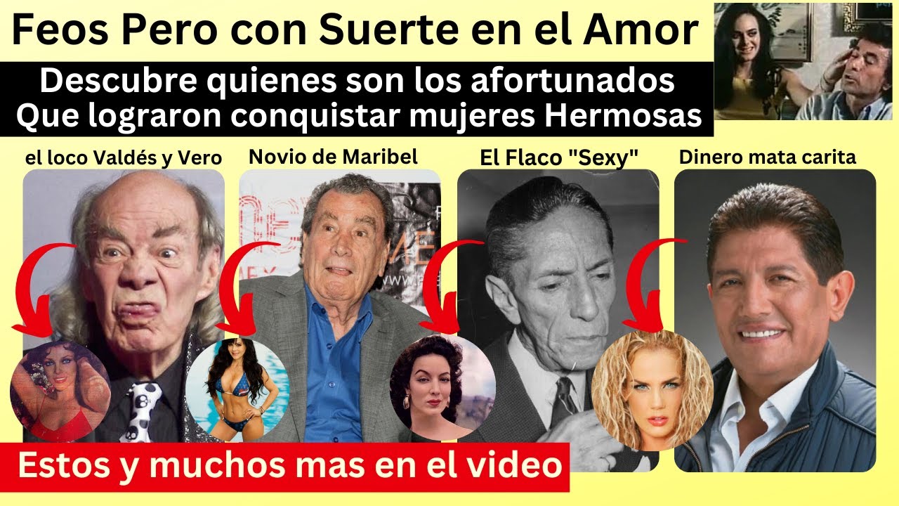 Feos pero con suerte en el bolsillo, perd&oacute;n, en el amor