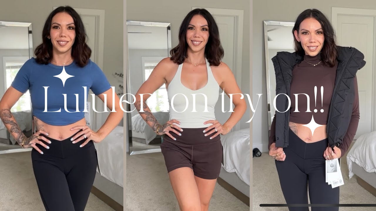 Lululemon Haul/Try On | Align favorites | Align Leggings, Shorts, Bra, and More!!