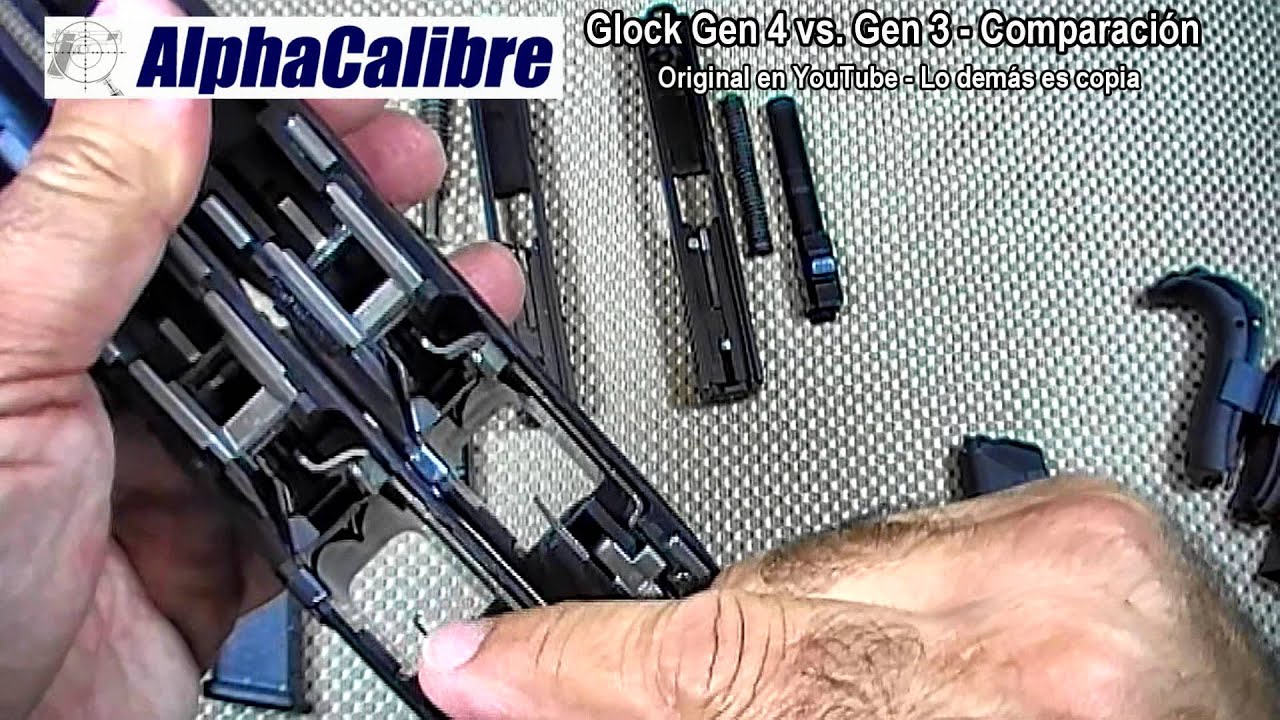 Glock Gen 4 vs Gen 3 - Comparaci&oacute;n