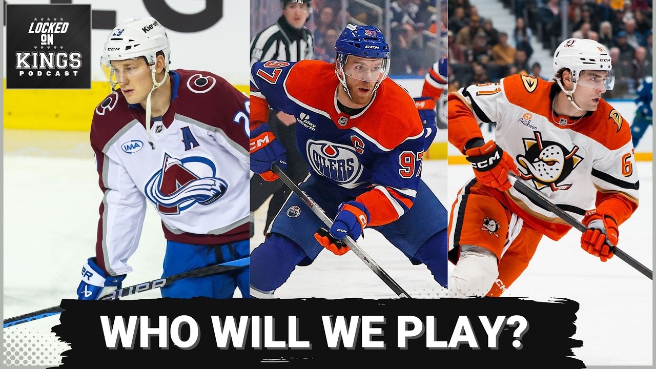 Oilers? Ducks? Avalanche? Who will the LA Kings play in the first round of the playoffs?
