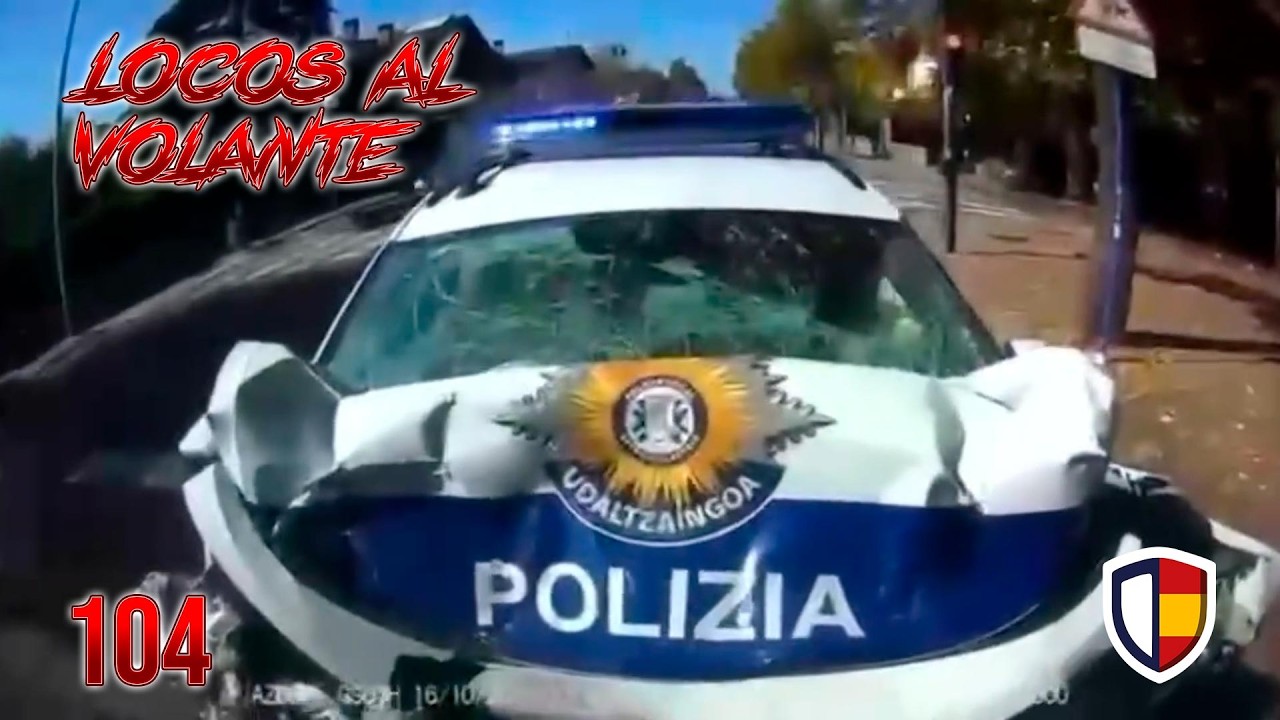 Brutal crash on a narrow road 😱 - LAV 104 - Dashcams Spain