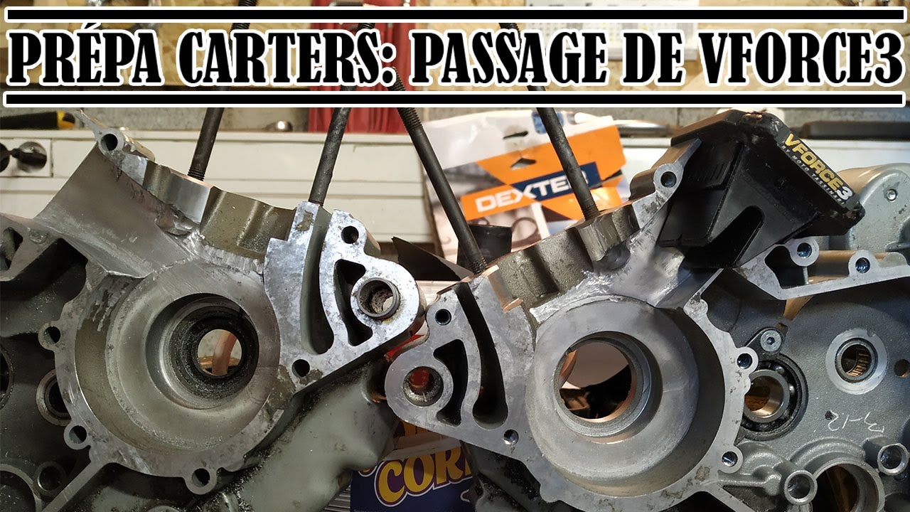 PRÉPA CARTERS : PASSAGE DE BAC VFORCE 3 DE 85 CR SUR DERBI €3 - CORONAVLOG #2