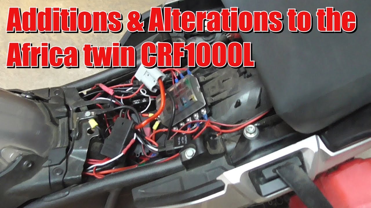 Additions and Alterations to the Africa twin CRF1000L