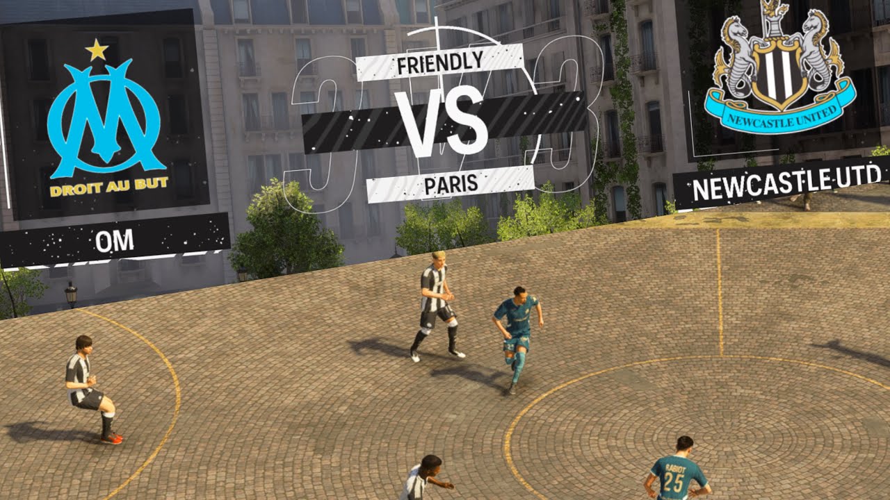 Marseille vs Newcastle – FC25 Rush 3x3 | Wild Match!