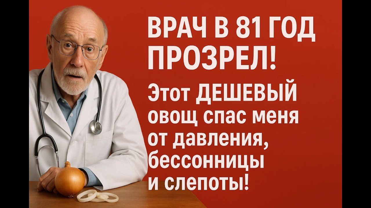 81-летний врач: 1 овощ вернул мне зрение и сон, а давление ушло навсегда. Как я жил без этого