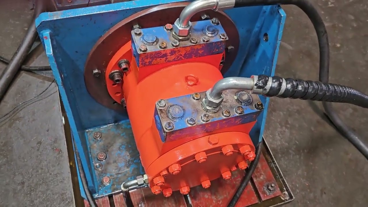 IHI HVLG-SS hydraulic motor testing | hvlg-ss #kawasaki#hydraulicmotor #testbench