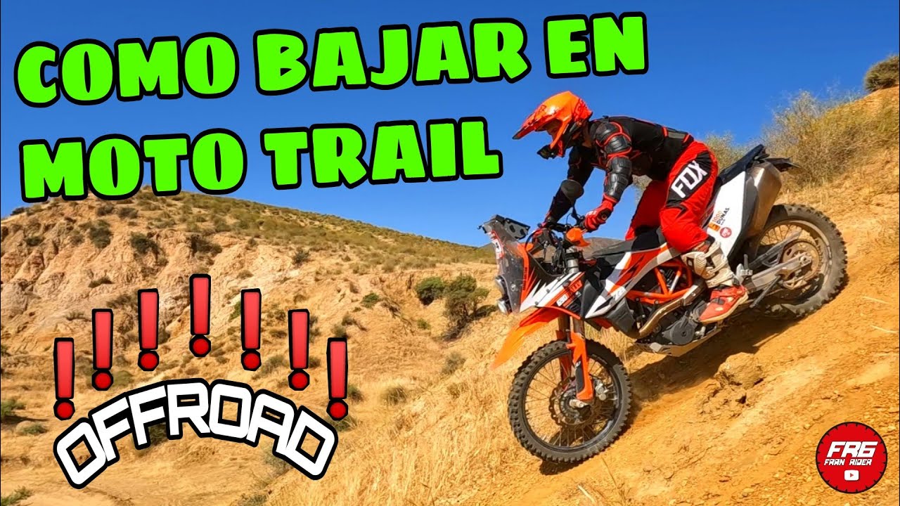 Como bajar en Moto Trail Offroad / bajar cuestas offroad / consejos de conduccion offroad✅