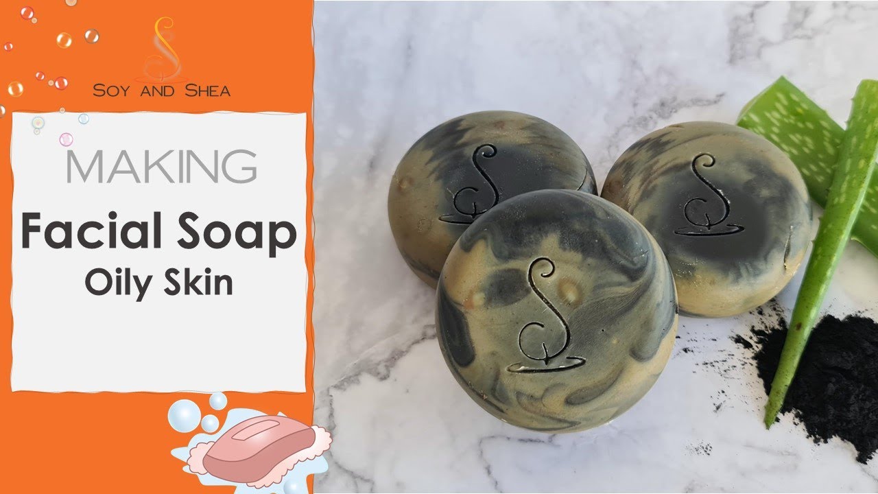 Facial Soap for Oily skin with Charcoal and Aloe Vera