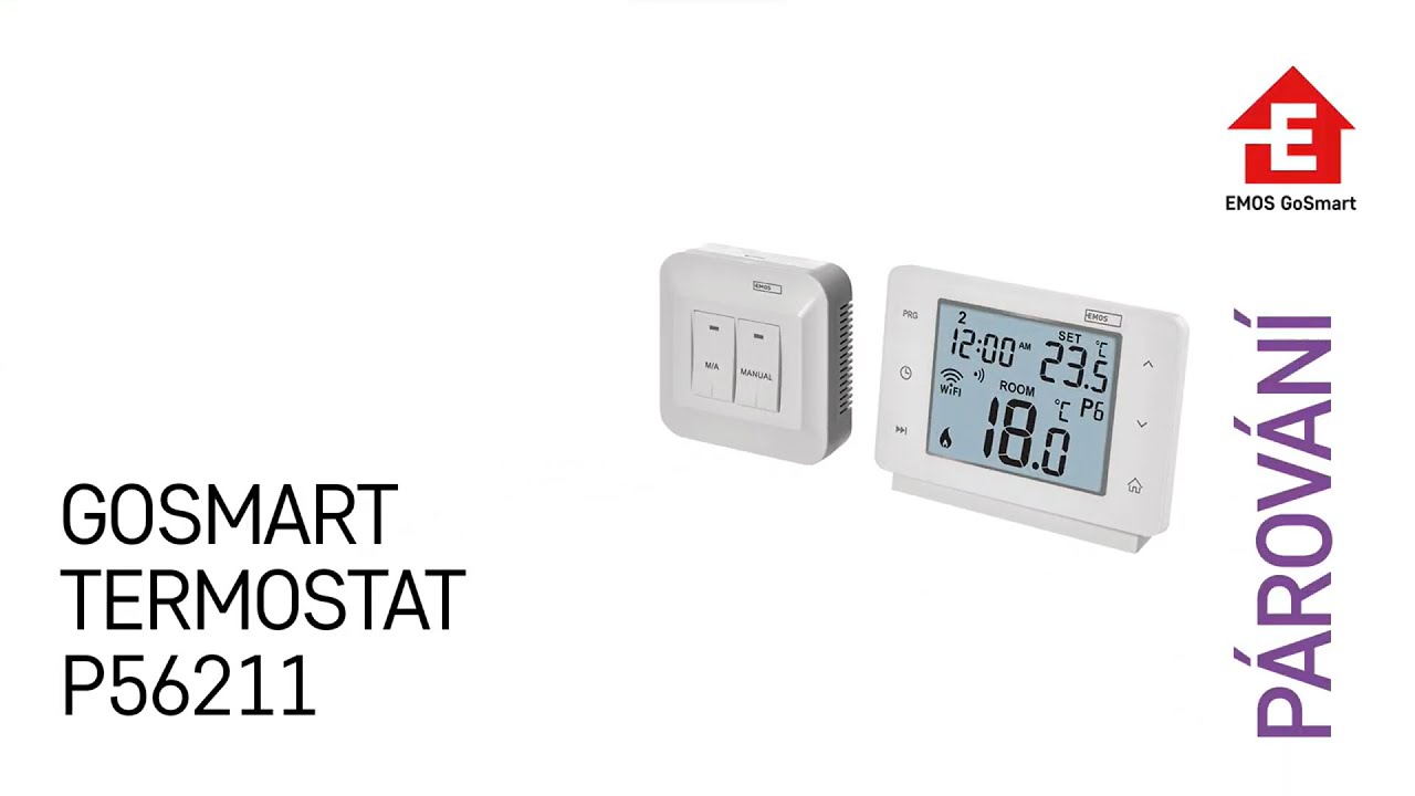 Párování: GoSmart termostat | EMOS P56211