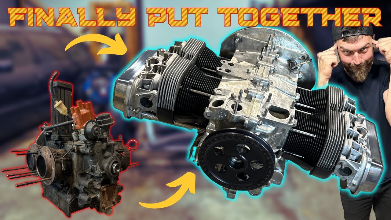 VW 1200cc ENGINE REBUILD | It looks BETTER than NEW!!VW Super Beetle 1302/1303