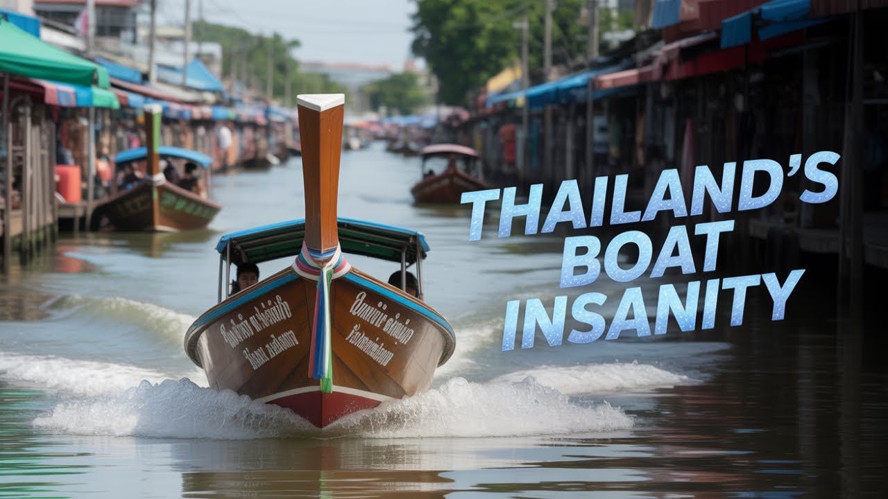 Thailand's Craziest Boat Engine Mod | Truck Power in Water!