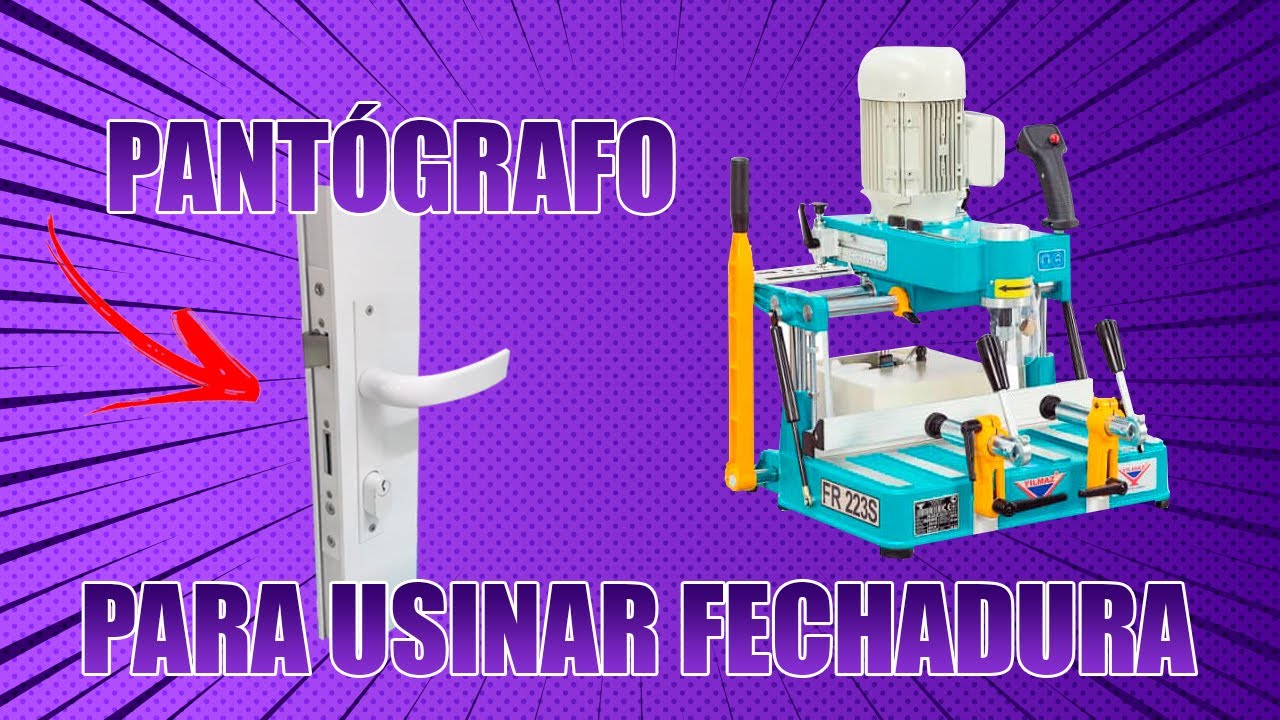 Pantógrafo ( tupia ) para serralheria de alumínio - PORTÁTIL - MANUAL