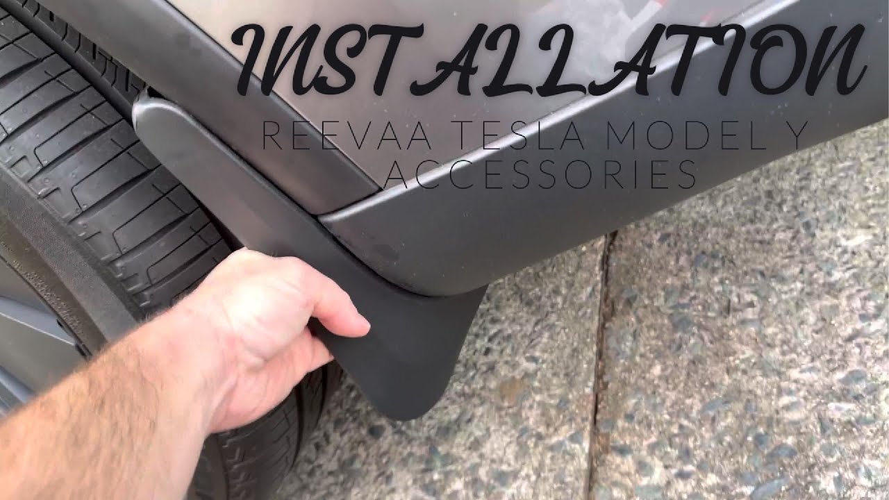 🛡️ Tesla Model Y SAVED : Why You Need REEVAA Mud Flaps! 🏎️