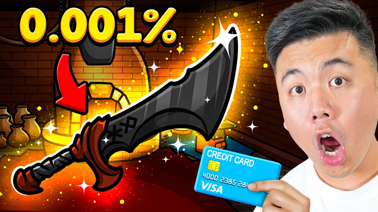I Spent $20,000 on The Forge To Craft The RAREST Sword..