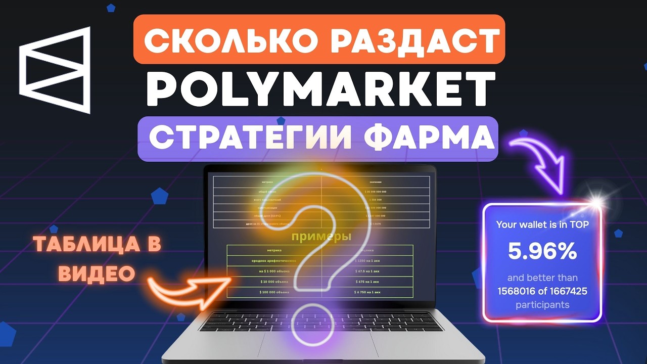 $1000 КАЖДОМУ ? ДРОП ПОЛИМАРКЕТ САМЫЙ БОЛЬШОЙ В 2026 | ТОП СТРАТЕГИЯ ФАРМА AIRDROP POLYMARKET