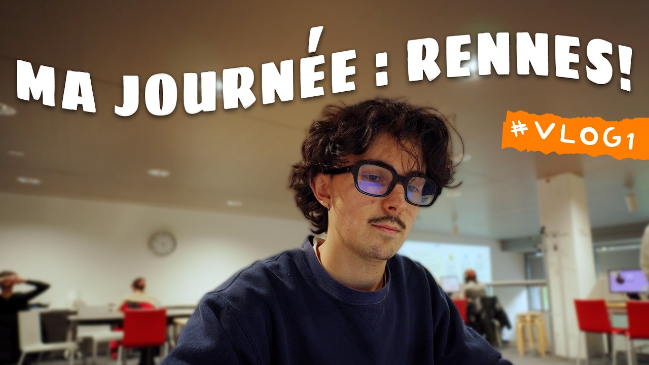 Voici à quoi ressemble ma journée type à Rennes | VLOG #1