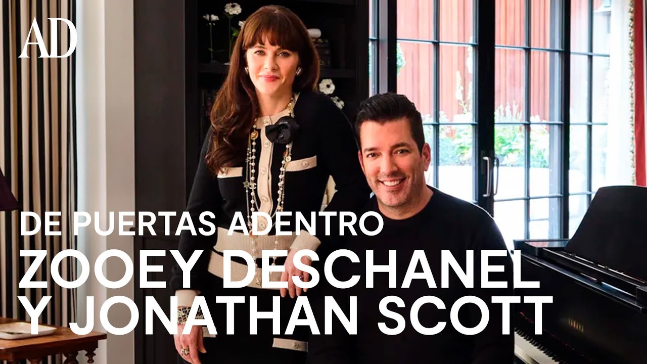 Zooey Deschanel y Jonathan Scott nos ense&ntilde;an su casa en Nueva York | De Puertas Adentro | AD Espa&ntilde;a