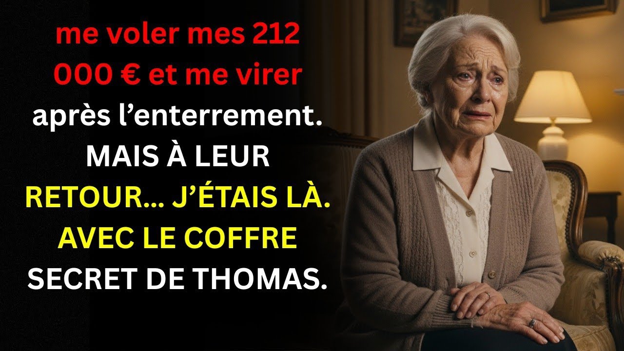 Virée après l’enterrement de mon fils, elle riait… puis l’enveloppe s’est ouverte