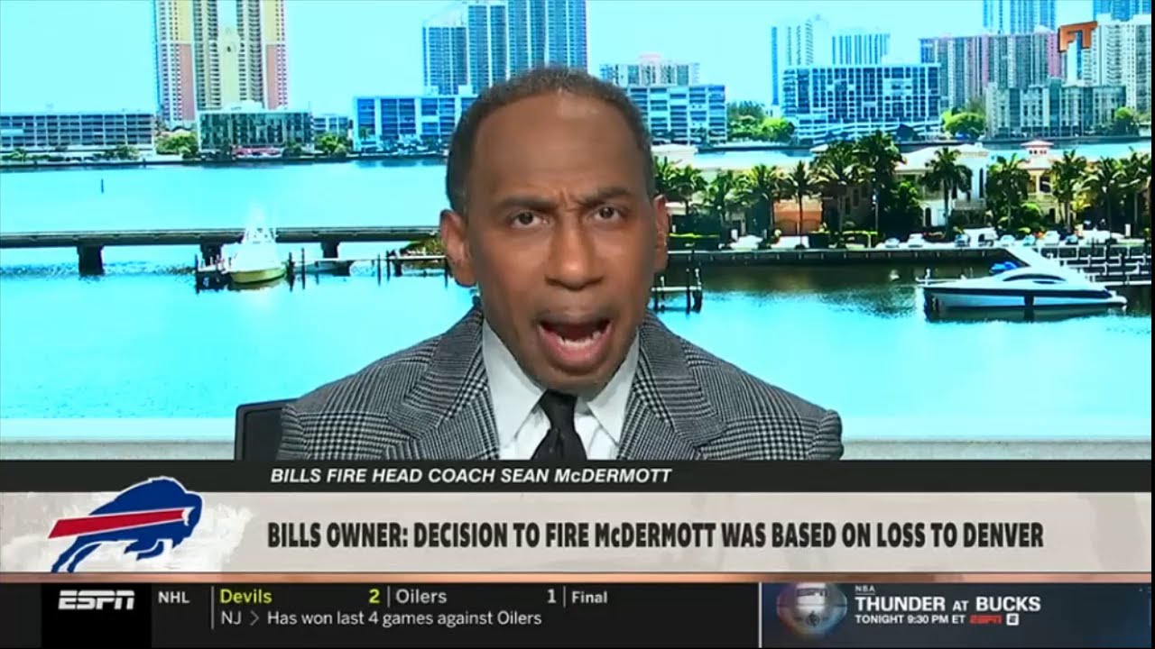 FIRST TAKE| Stephen A Weighs In on Candidate Emerging to Replace Sean McDermott as Bills’ Head Coach