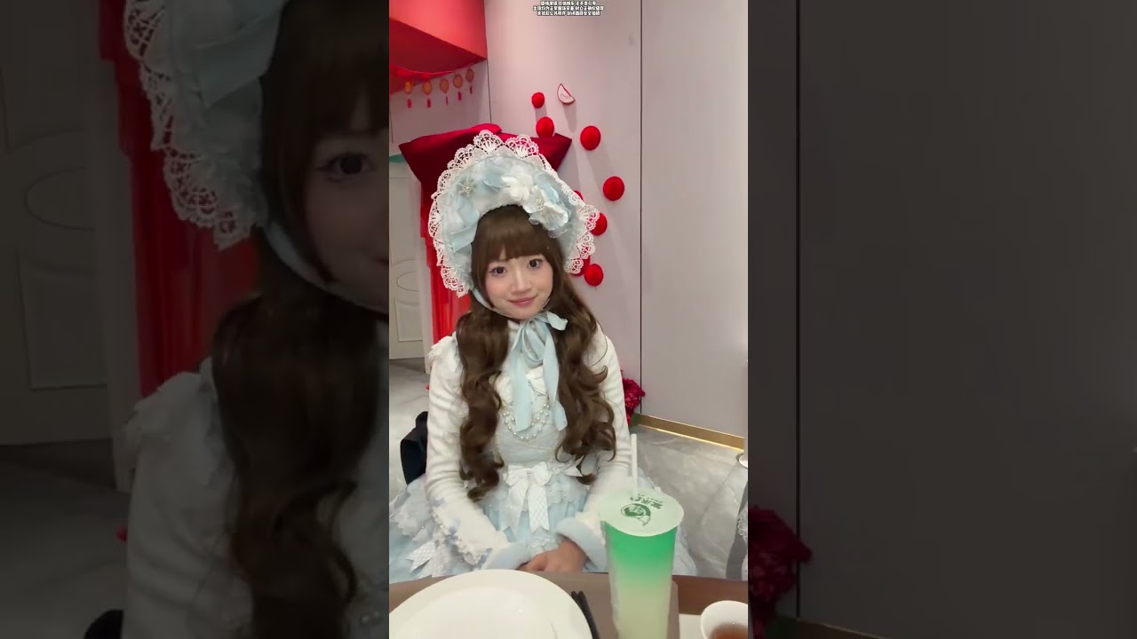 Discover a Hotel-Style Lolita Tea Party with Blue & Pink Girls