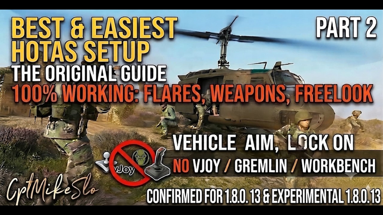 ARMA REFORGER ULTIMATE HOTAS SETUP GUIDE PART 2: HOW TO EDIT CUSTOM CFG FILE