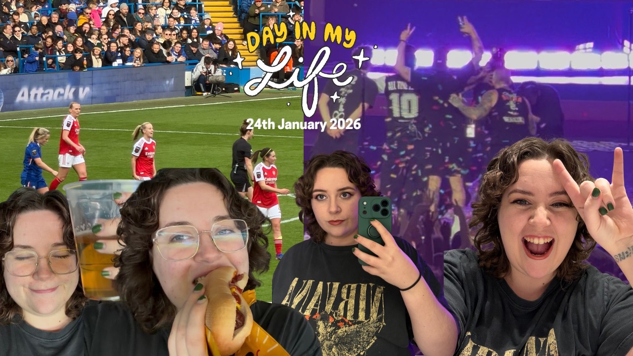 day in my life...womens football, food and a gig 💃🏻