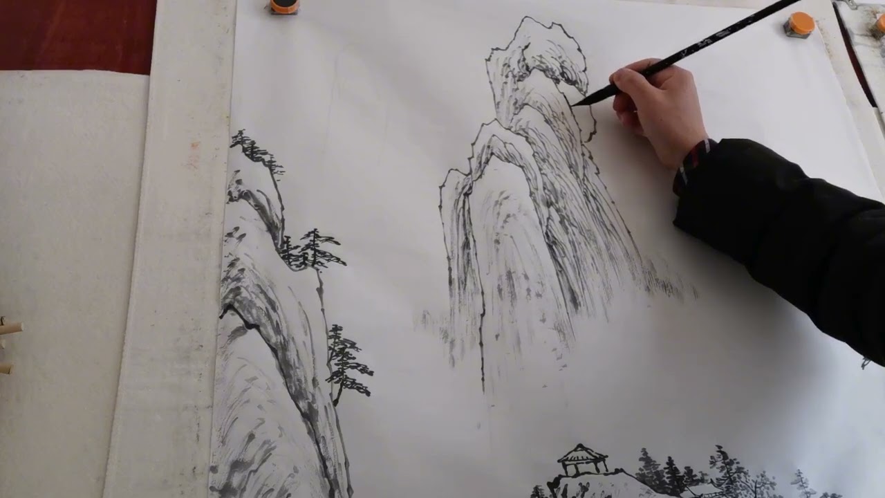 中国山水画：山石画法