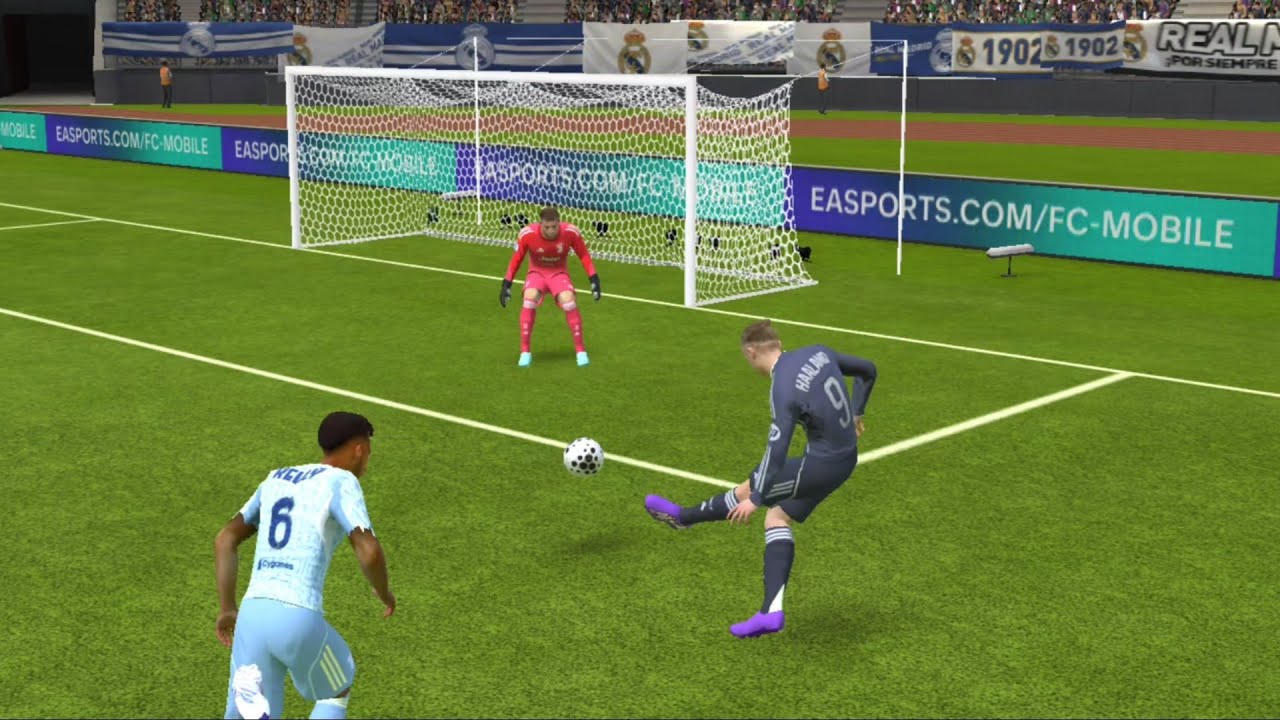 Real Madrid humble Juventus FC mobile gameplay 