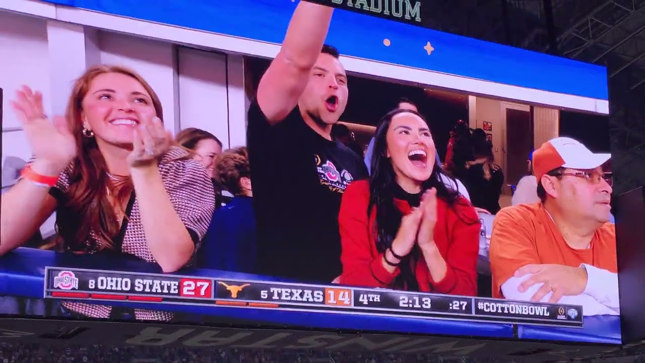 Ohio State Buckeyes Jack Sawyer returns Quin Ewers fumble for Touchdown #cottonbowl 1/10/25