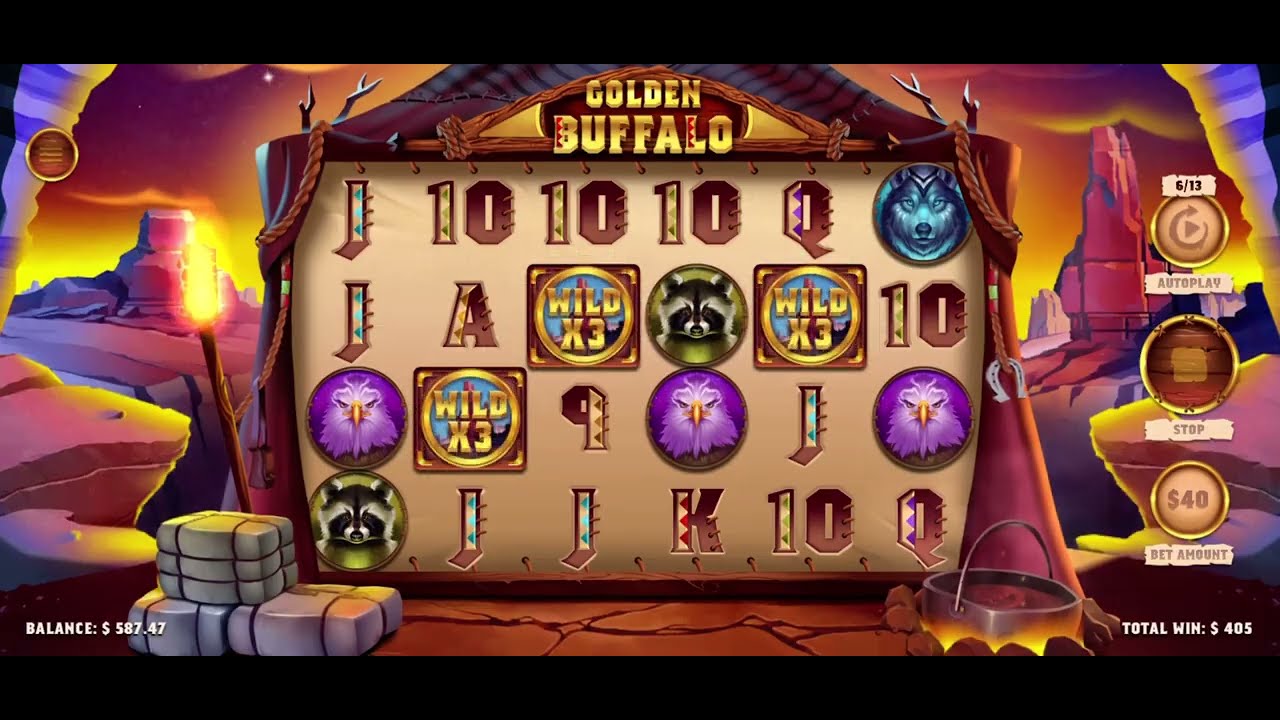 Buffalo Win on Golden Buffalo Bonus $40/Spin!!!