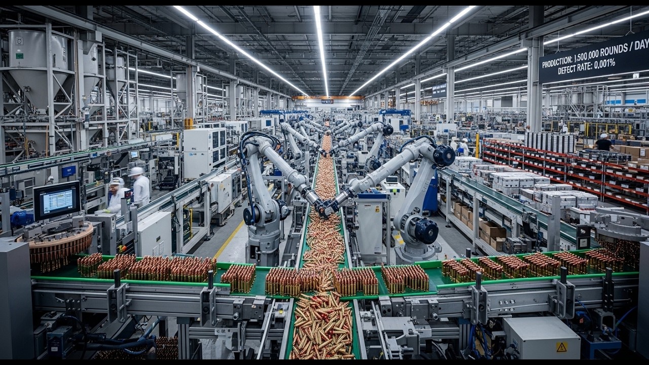 Inside the Ammunition Mega Factory: How Millions of Rounds Are Produced Every Day