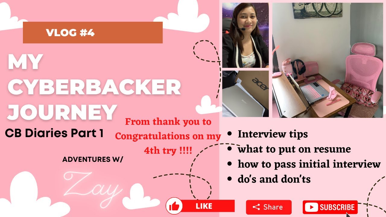 My CYBERBACKER journey || Application process || Interview tips || Do's and dont's and a lot more 😉
