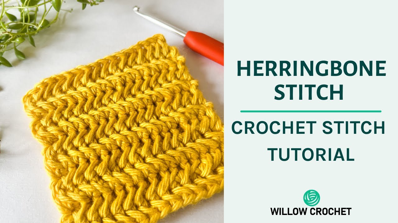 Learn How To Do The Herringbone Crochet Stitch