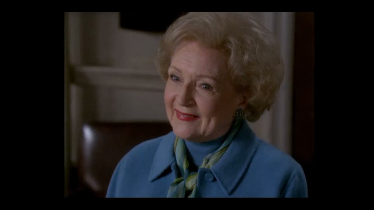 CATHERINE PIPER EXTORTS ALAN SHORE FOR MORE MONEY. (BETTY WHITE / JAMES SPADER)