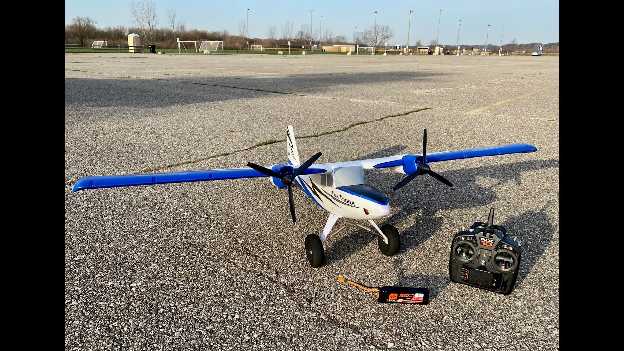 E-flite Twin Timber 1.6m BNF Basic - Twice The Fun!!!