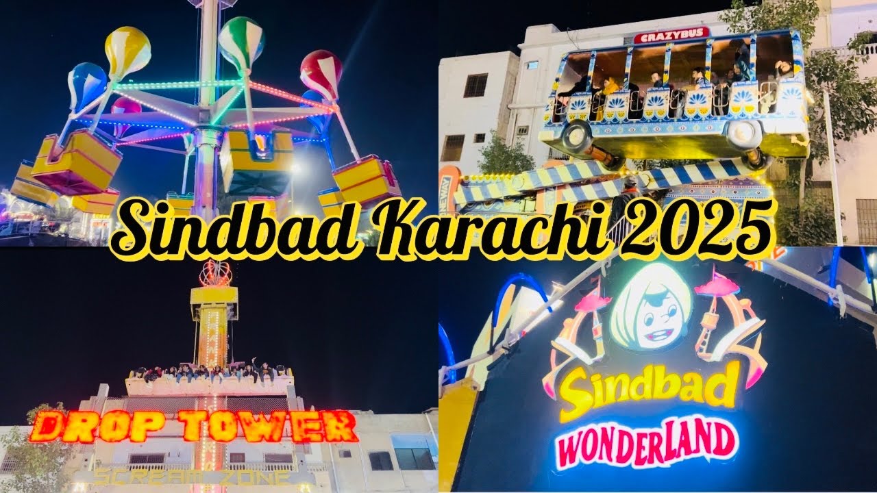 Sindbad’s Wonderland Karachi 2025| Sindabad Amusement Park 2025| Rides and Charges