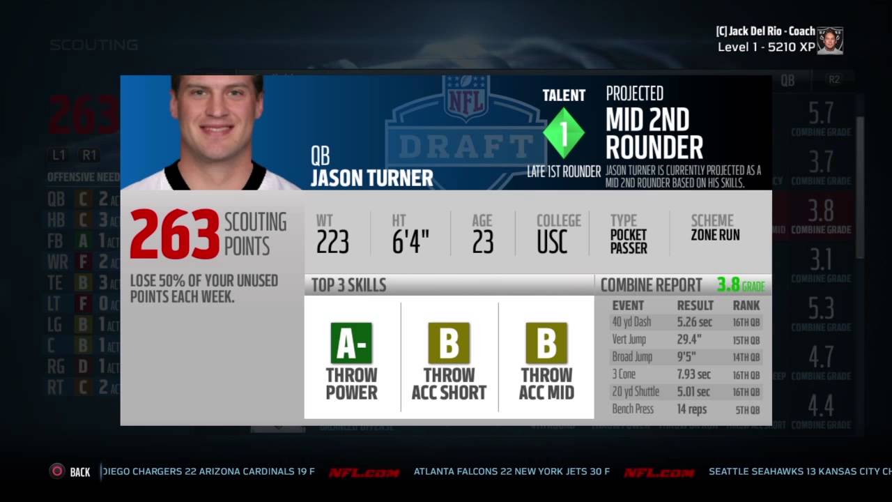 Madden NFL 16 Connected Franchise 'Draft' Explained