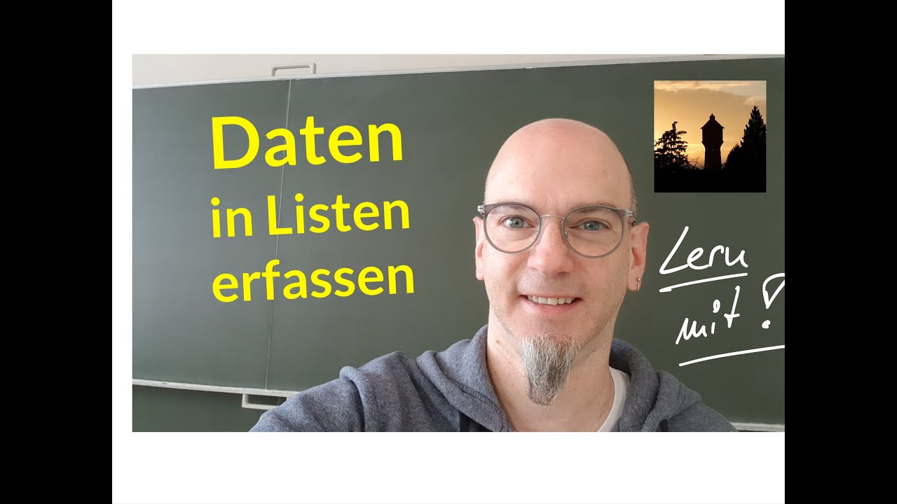 Daten in Listen erfassen