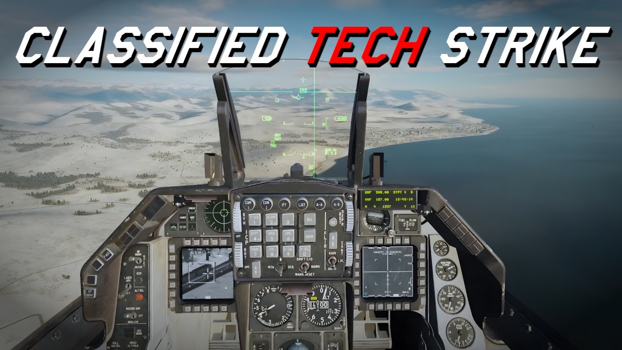 Solo F 16 Intercepts Secret Missile Tech Train  Precision Strike Gone Wrong