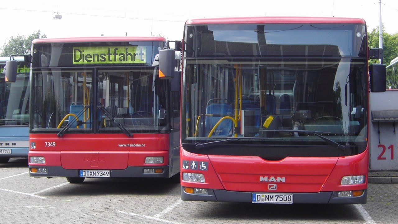 [Sound] Bus MAN NL 283 | #7508 | Rheinbahn AG Düsseldorf