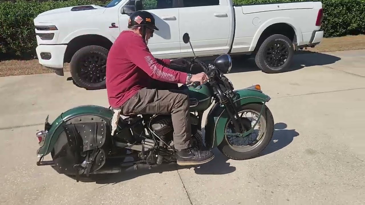 1941 Harley Flathead Back On The Road