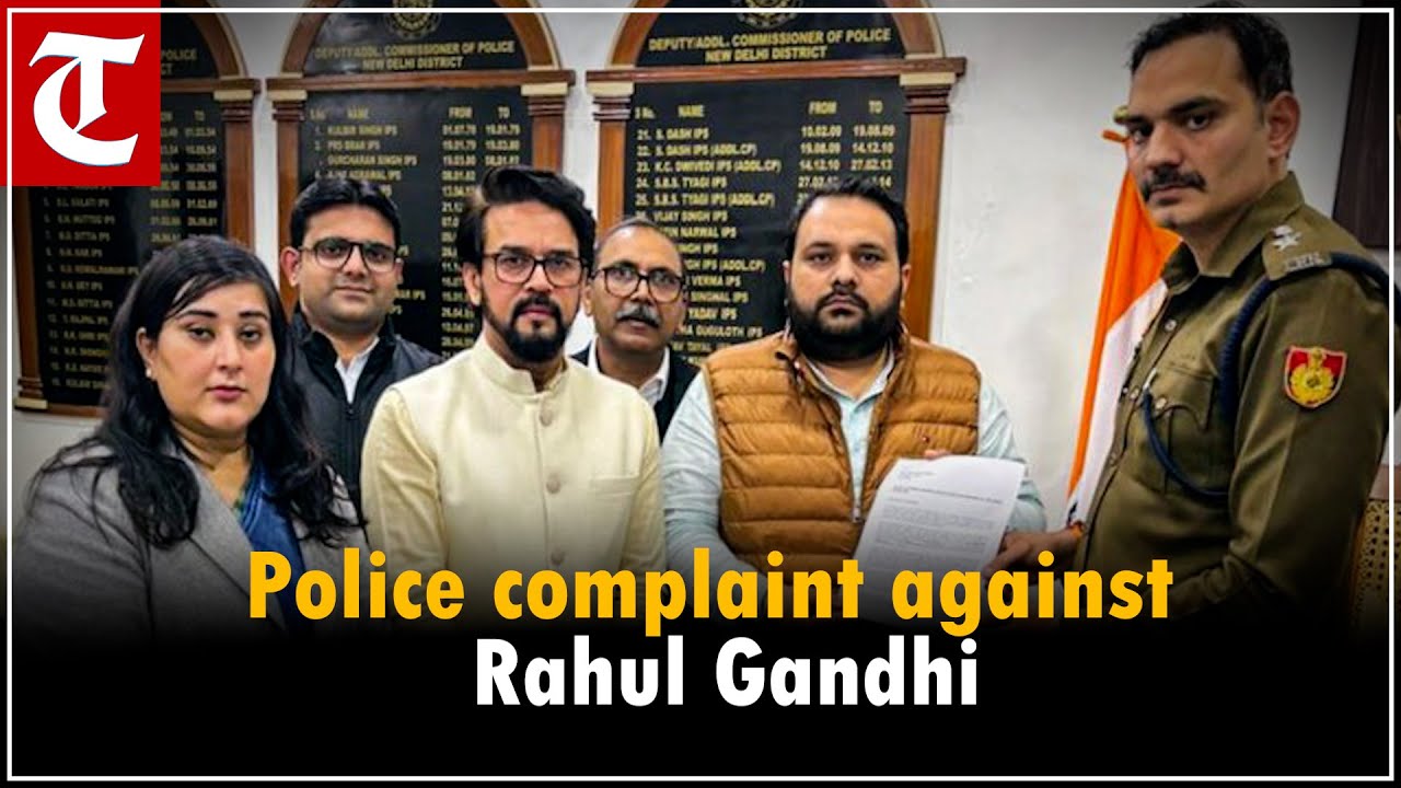 NDA MPs file police complaint against Rahul Gandhi over Parliament scuffle