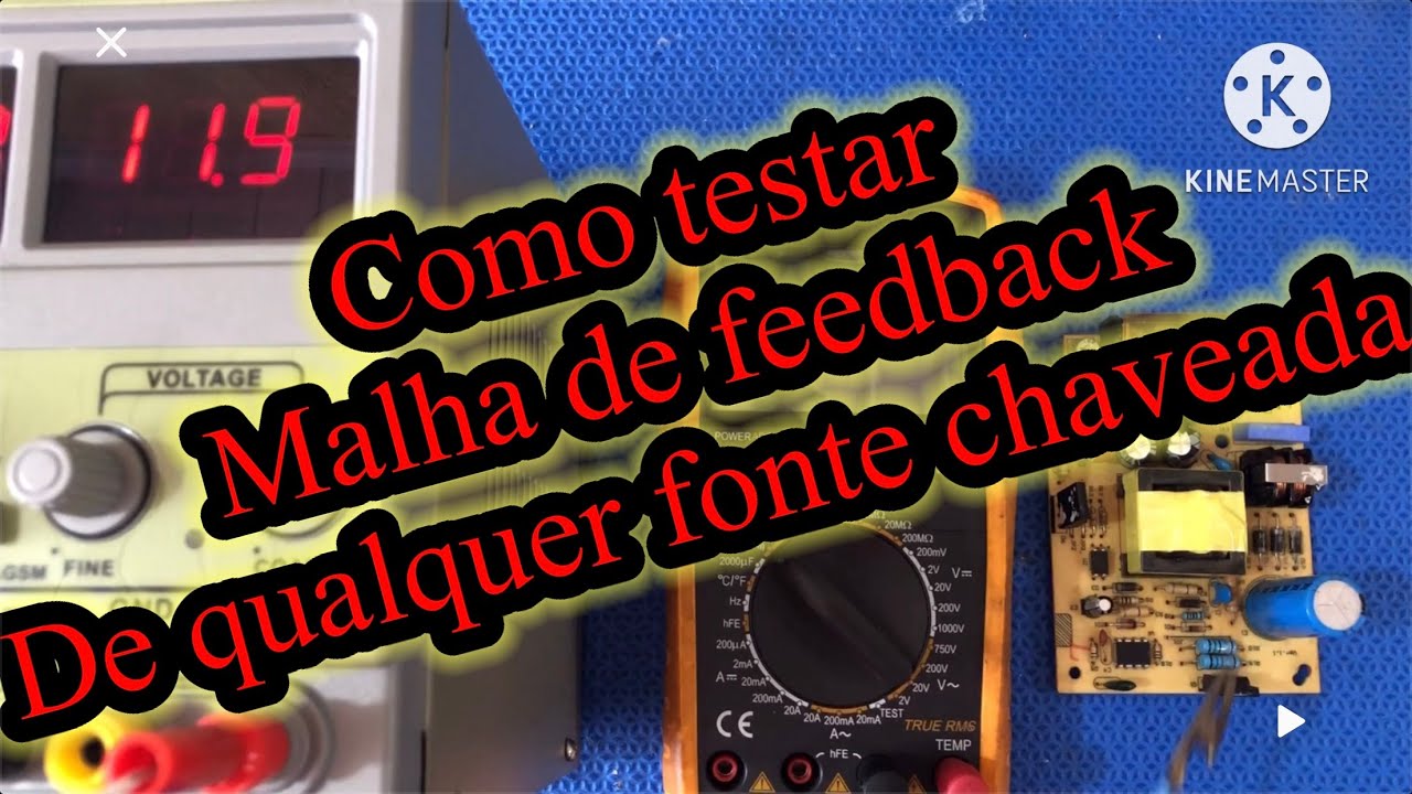 Está placa não ligava falha na malha de feedback aprenda a testar!!