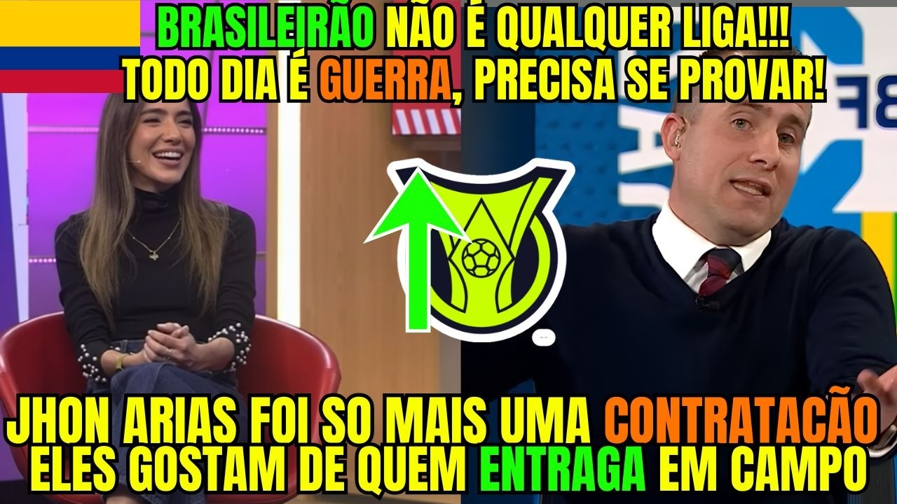 TV COLOMBIANA SE ASSUSTA COM ABEL E FALA QUE ARIAS PRECISA SE PROVAR  DE NOVO NO FUTEBOL BRASILEIRO!