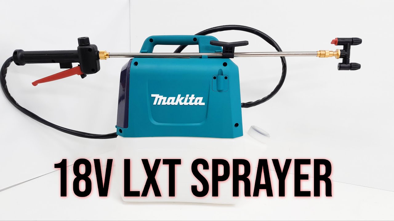 Обзор опрыскивателя Makita 18 В | Больше не нужно тянуть с насосом