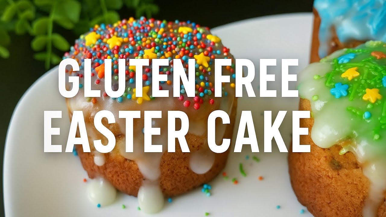 Gluten-Free Vegan Easter Cake 🍊 | Easy Orange Cake Recipe with Glaze