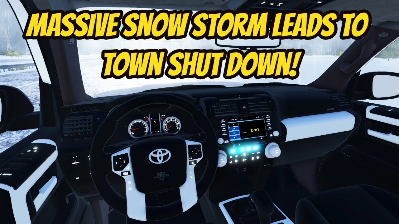 Roblox Roleplay - SNOW STORM Causes City Wide SHUT DOWN Central Kansas